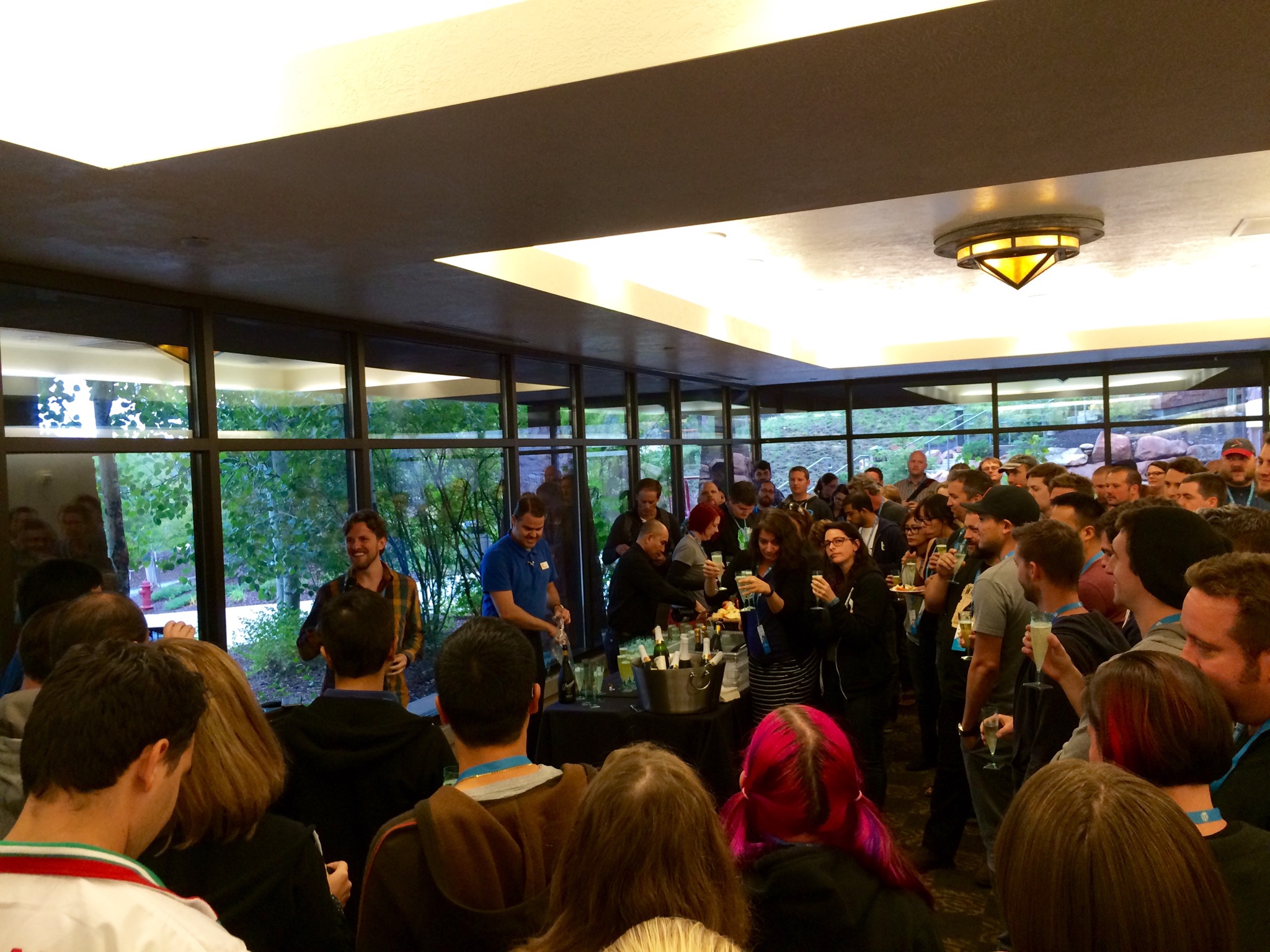 A toast at the 2014 Automattic Grand Meetup