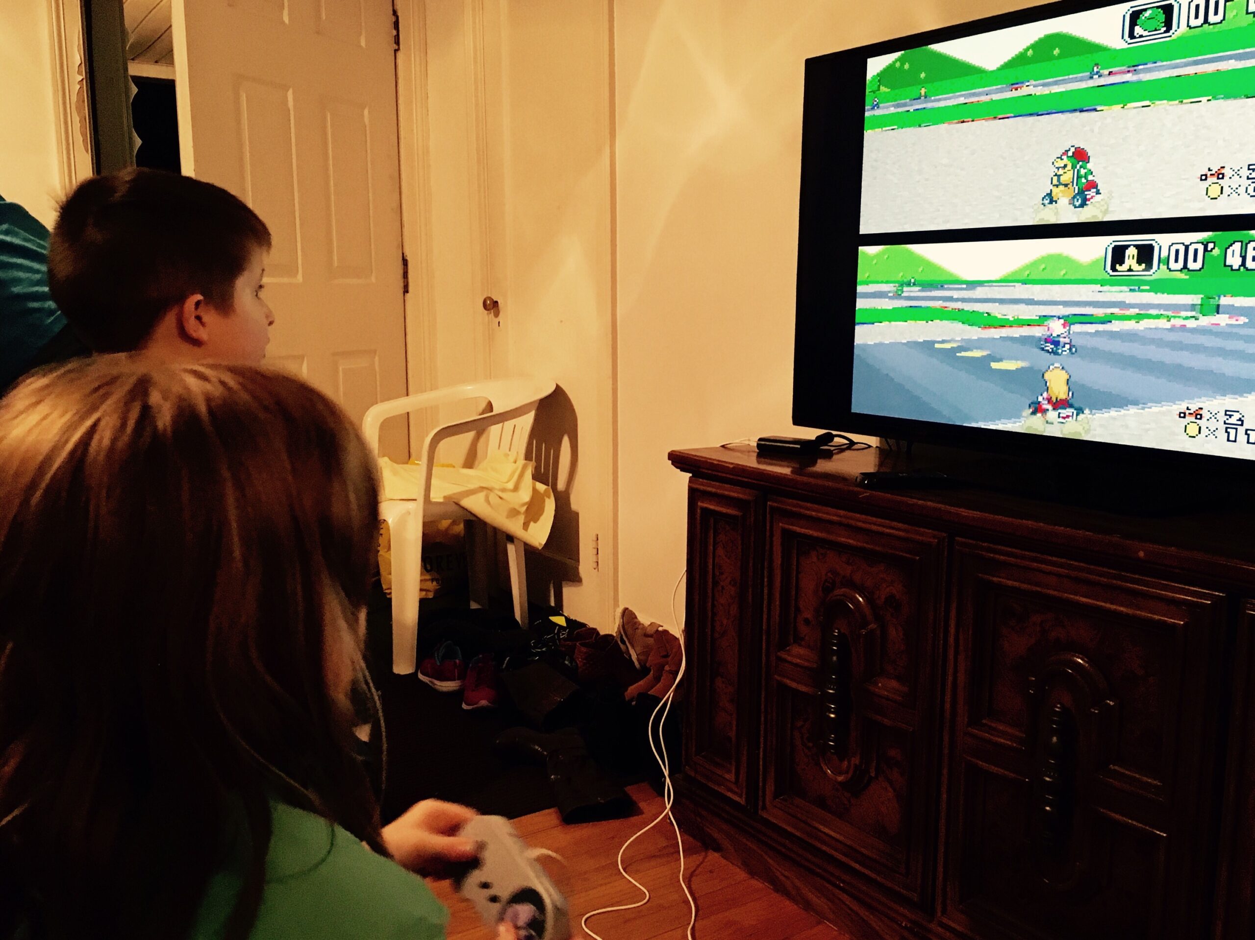 Playing Super Mario Kart on RetroPie