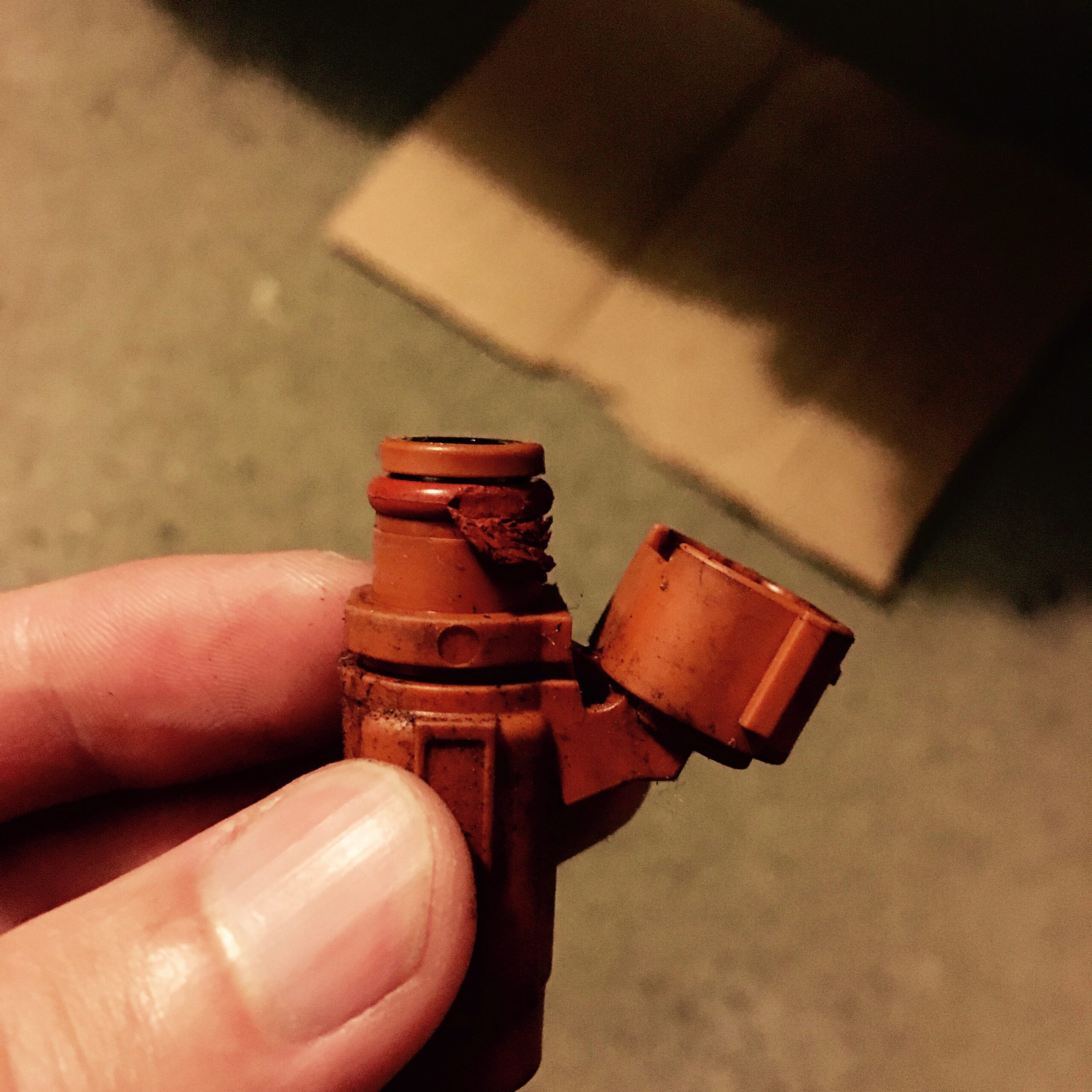 Damaged O-ring